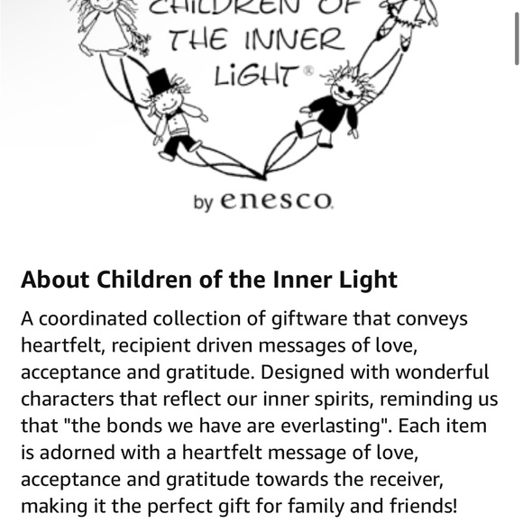 Enesco Children of the Inner Light - stoneware Friends gift mug - New with tags - Picture 10 of 16